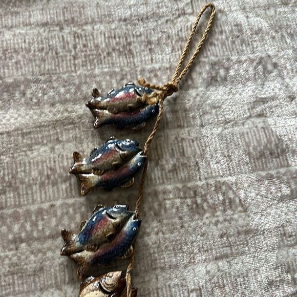 Ceramic fish wall hanging 31” - Picture 5 of 7